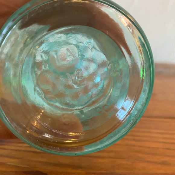 Vintage Vetreria Etrusca Seafoam Blue Hobnail Cruet | Made in Italy - Picture 16 of 16